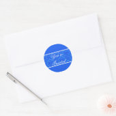 Blue Damask Envelope Seal (Envelope)