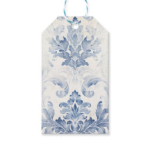 Blue Damask
