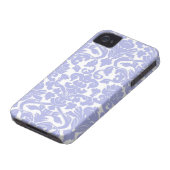 Blue Damask iPhone 4 Case (Bottom)