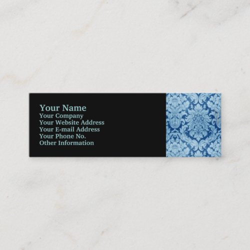 BLUE DAMASK BUSINESS CARDS