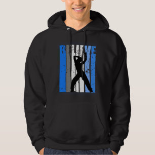 Blue Dance Team Dancing Dancer Believe Motivating  Hoodie