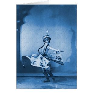 Blue Dancer Digital Art Cards