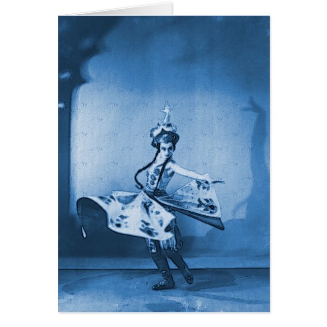 Blue Dancer Digital Art Cards (Front)