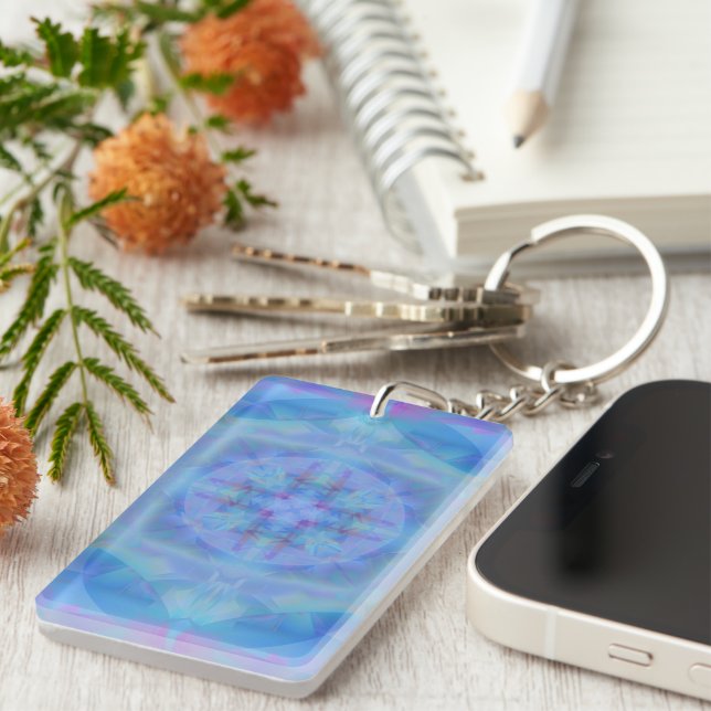 Blue Dancer Keychain (Front Right)