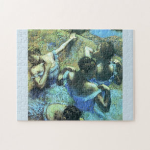 Blue Dancers by Edgar Degas Jigsaw Puzzle