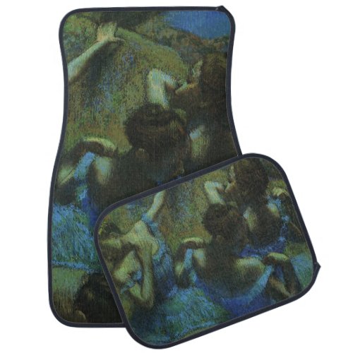 Blue Dancers by Edgar Degas Vintage Impressionism Car Mat