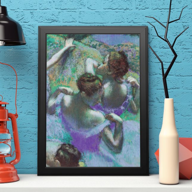 Blue Dancers by Edgar Degas, Vintage Impressionism Poster (Creator Uploaded)
