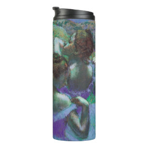 Blue Dancers by Edgar Degas, Vintage Impressionism Thermal Tumbler