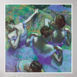Blue Dancers, c. 1898, Edgar Degas Poster