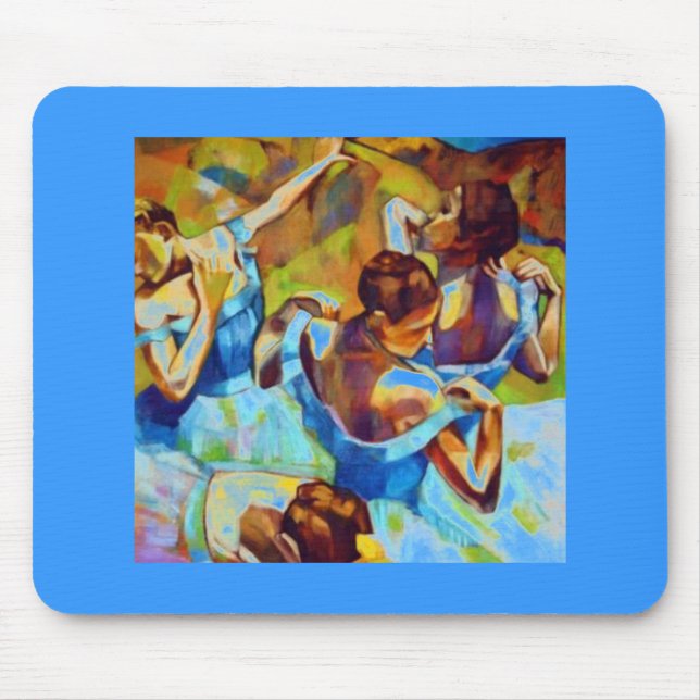 blue dancers mouse pad (Front)