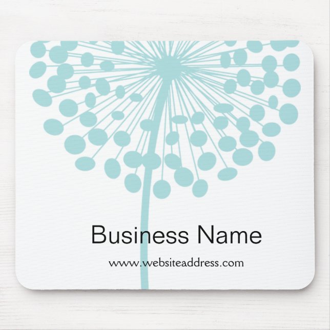 Blue Dandelion Customizable Mousepad (Front)