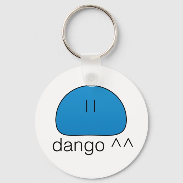 Blue Dango Keychain (Front)