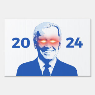 Blue Dark Brandon 2024 Sign