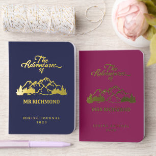 Blue Dark Red Rustic Mountains The Adventures of Foil Vow Books