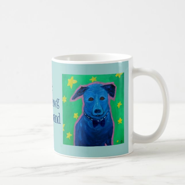blue dawg string band mug (Right)