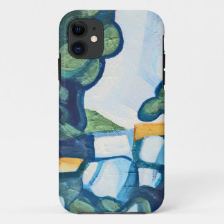 Blue Day Inspirational Landscape                   iPhone 11 Case