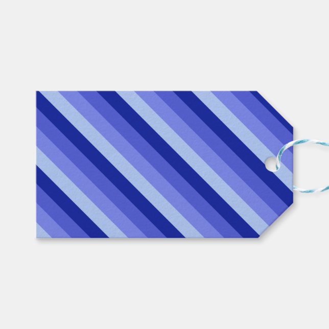 Blue Days Gift Tags (Front (Horizontal))