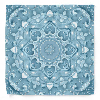 Blue Decorative Bandana