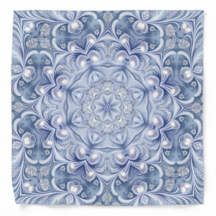 Blue Decorative Bandana