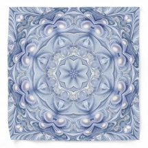 Blue Decorative Bandana