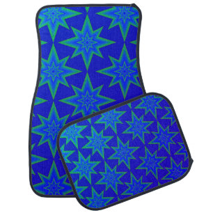 Blue decorative car matts car floor mat