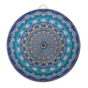 Blue Decorative Dartboard