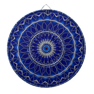 Blue Decorative Dartboard