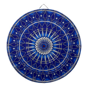 Blue Decorative Dartboard