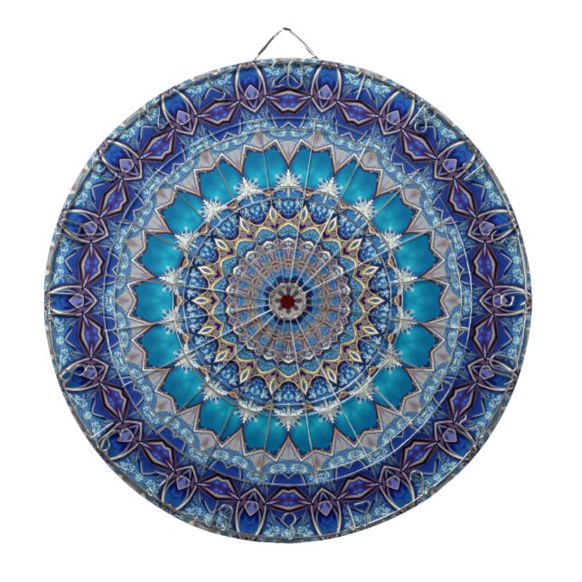Blue Decorative Dartboard (Front)