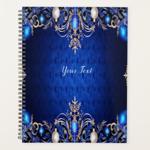 Blue Decorative Holiday Planner
