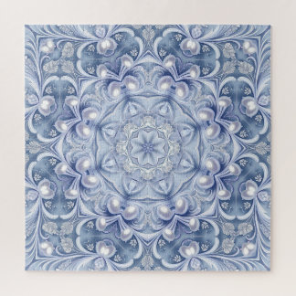 Blue Decorative Jigsaw Puzzle