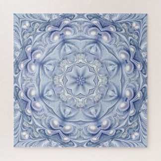 Blue Decorative Jigsaw Puzzle