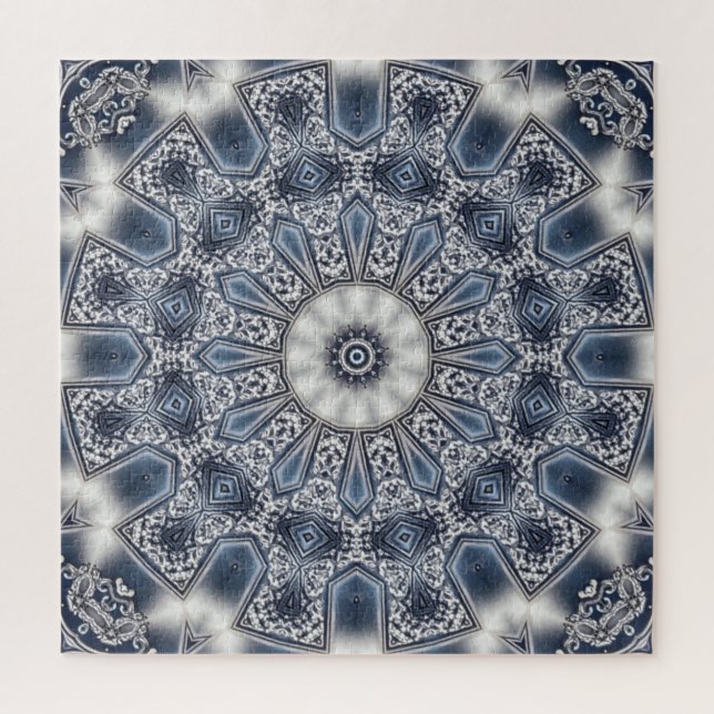 Blue Decorative Jigsaw Puzzle (Vertical)