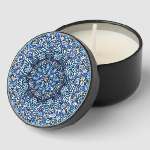 Blue Decorative Mini Candle Favors