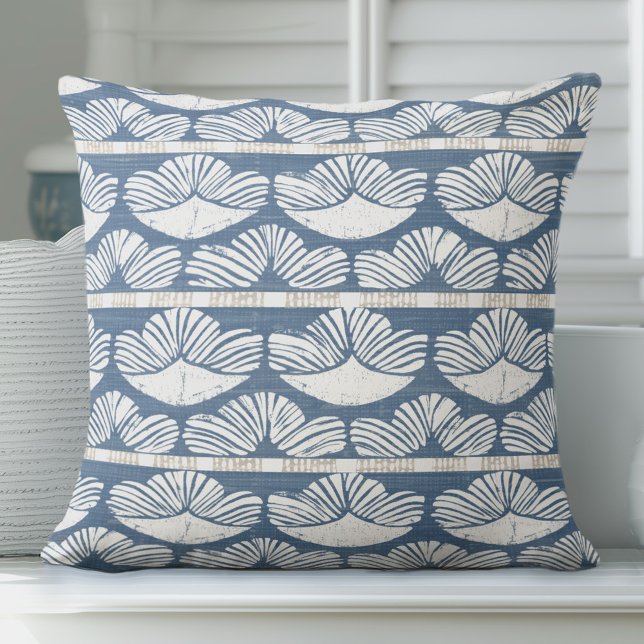 Blue Decorative Throw Pillow (Creator Uploaded)