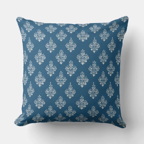 Blue Decorative Throw Pillow