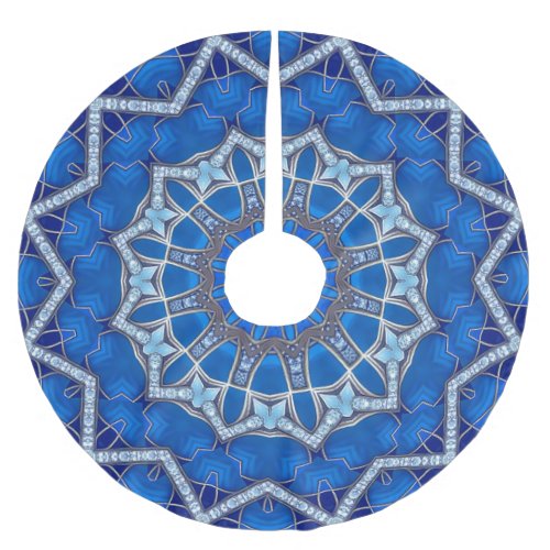 Blue Decorative Tree Skirt