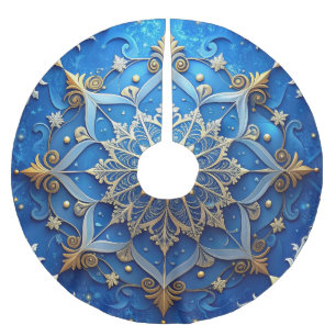 Blue Decorative Tree Skirt