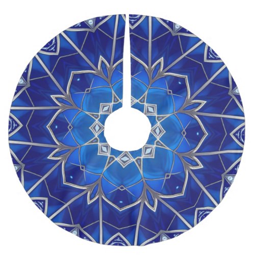 Blue Decorative Tree Skirt