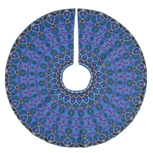 Blue Decorative Tree Skirt