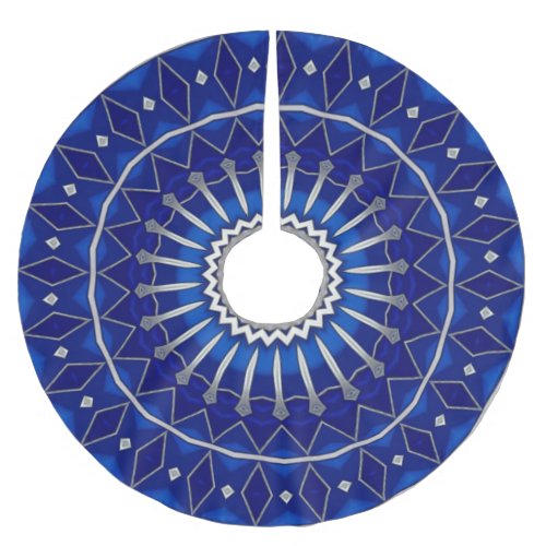 Blue Decorative Tree Skirt