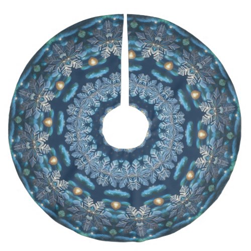 Blue Decorative Tree Skirt