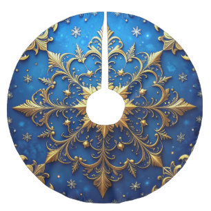 Blue Decorative Tree Skirt