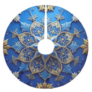 Blue Decorative Tree Skirt