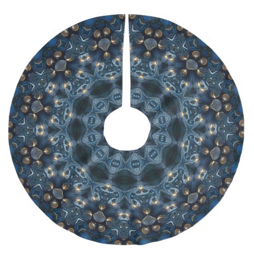 Blue Decorative Tree Skirt