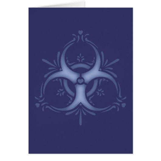 Blue Delft Biohazard Cards (Front)