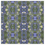 Blue Delphinium in the Gardens Fabric