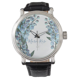 Blue Delphinium Watch