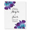 Blue Dendrobium Orchid Wedding Welcome