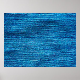 blue denim background used as a backdrop poster